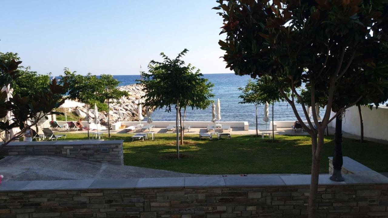 Pansion Alexandros By The Sea Aparthotel เนอา สกีโอนี ภายนอก รูปภาพ