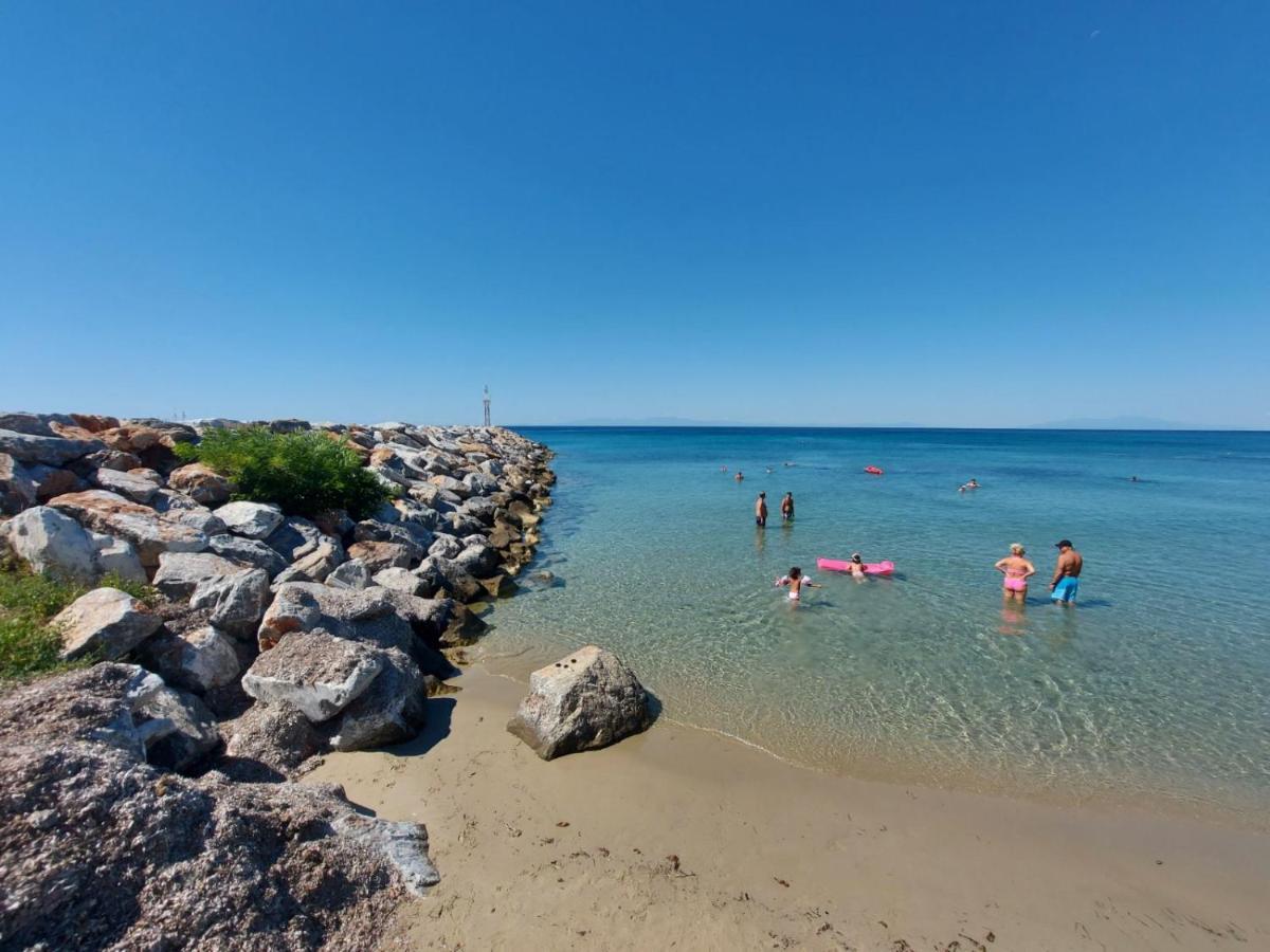 Pansion Alexandros By The Sea Aparthotel เนอา สกีโอนี ภายนอก รูปภาพ