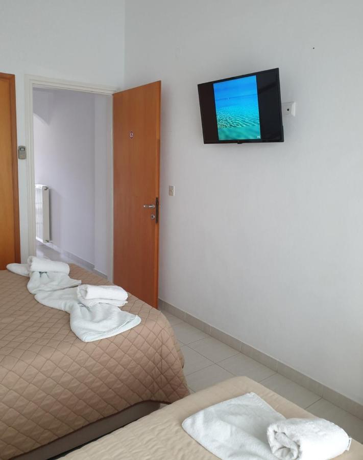 Pansion Alexandros By The Sea Aparthotel เนอา สกีโอนี ภายนอก รูปภาพ