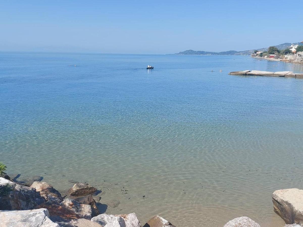 Pansion Alexandros By The Sea Aparthotel เนอา สกีโอนี ภายนอก รูปภาพ