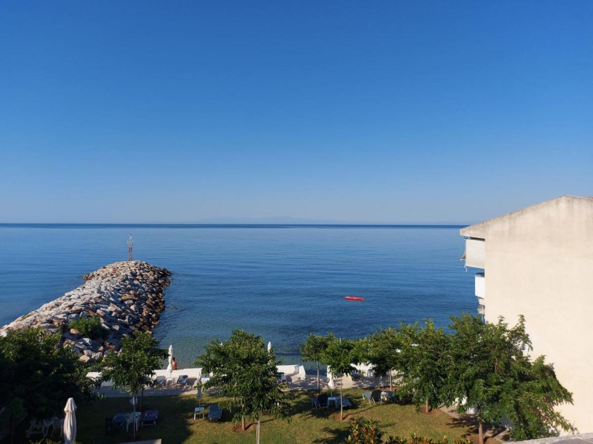 Pansion Alexandros By The Sea Aparthotel เนอา สกีโอนี ภายนอก รูปภาพ